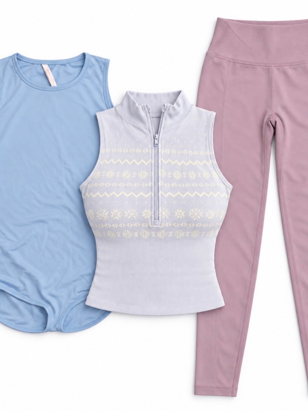 Victoria’s Secret PINK/VSX 3-Piece Pastel Outfit Set – Size L – New With Tags.